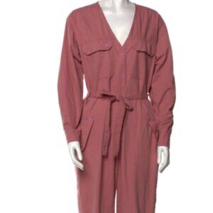Jonny Cota Studio V-Neck Jumpsuit Size: L